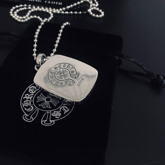 Chrome Hearts Cross Square Silver Necklace - Picture 5 of 5